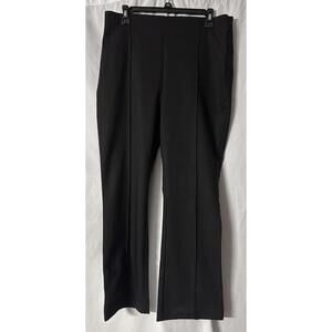 NWT Ann Taylor LOFT Womens Black Stretch Side Zipped Pants Slacks Trousers 12
